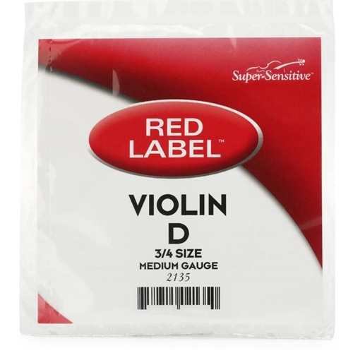 Super Sensitive 12135 Single String, Violin 3/4 D