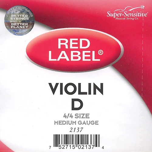 Super Sensitive 12137 Single String, Violin 4/4 D