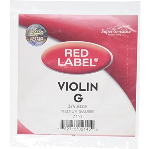 Super Sensitive 12145 Single String, Violin 3/4 G