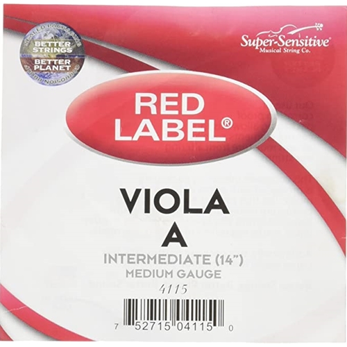 Super Sensitive 14115 Single String, Viola A 14" Int 3/4