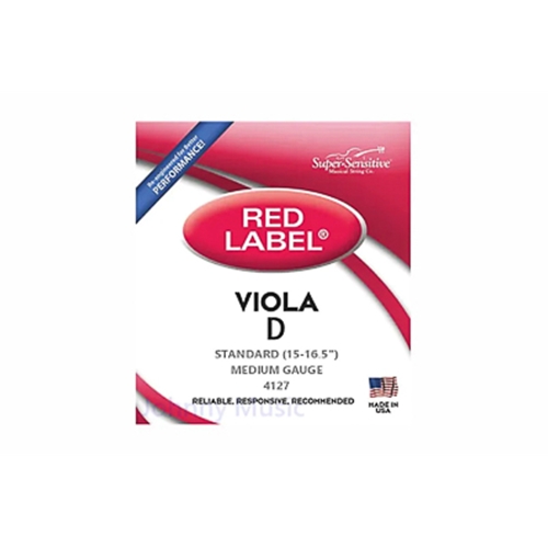 Super Sensitive 14127 Single String, Viola D 15-16", Standard 4/4