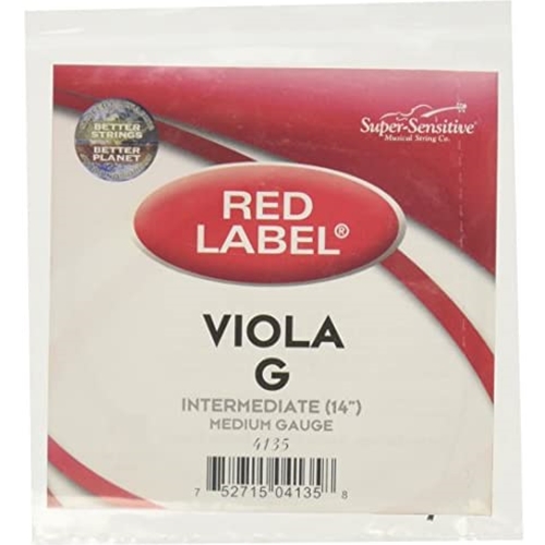 Super Sensitive 14135 Single String, Viola G 14" Int 3/4