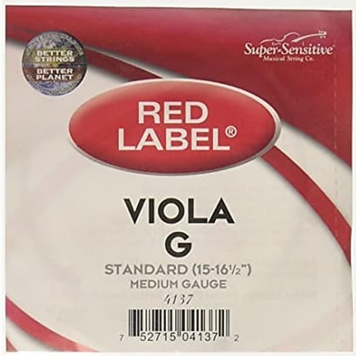Super Sensitive 14137 Single String, Viola G 15-16", Standard 4/4