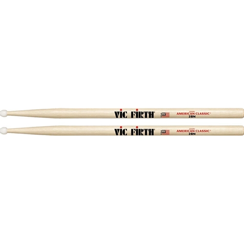 Vic-Firth 2BN Drum Sticks, 2B NylonTip