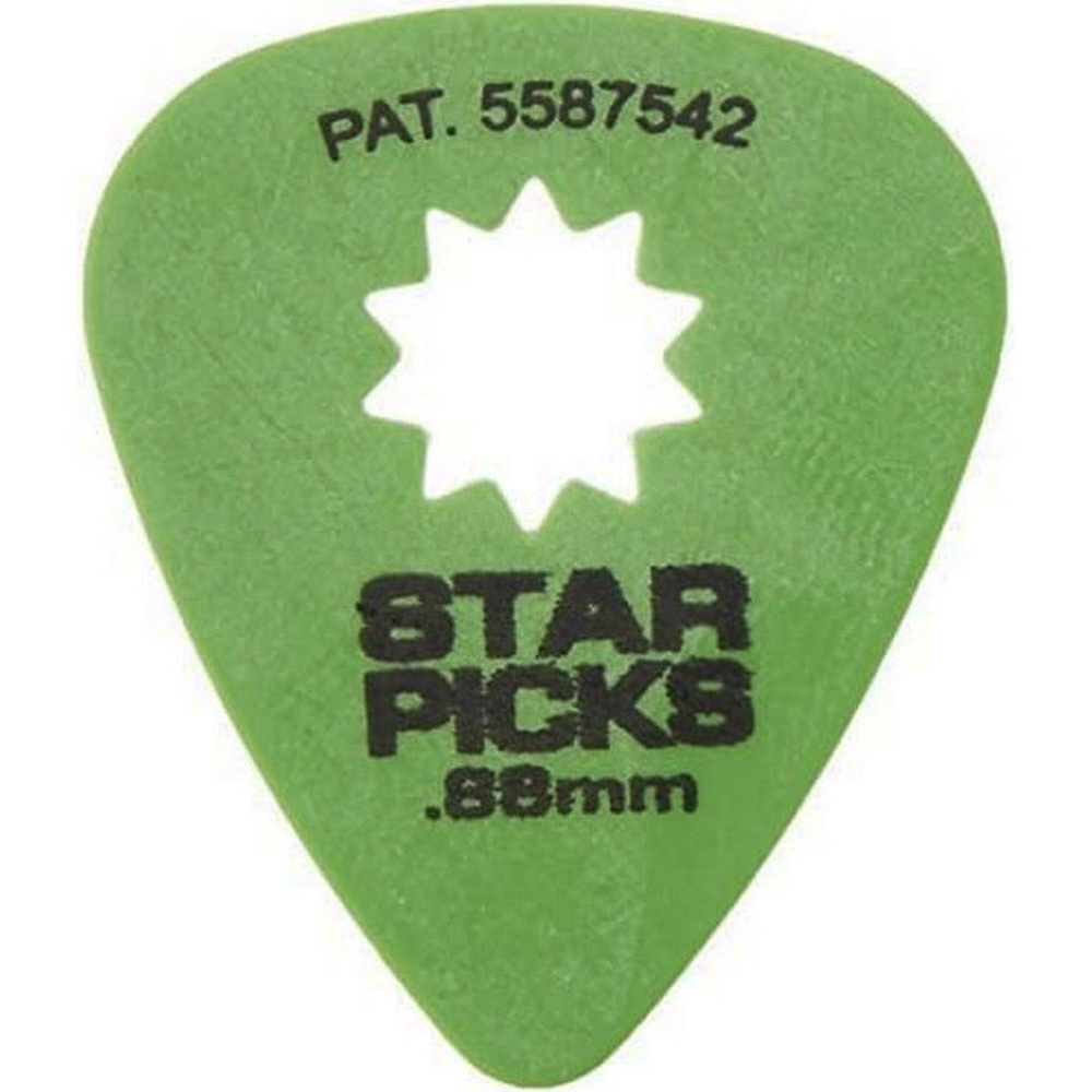 Everly 3002G Star Pick .88 Green