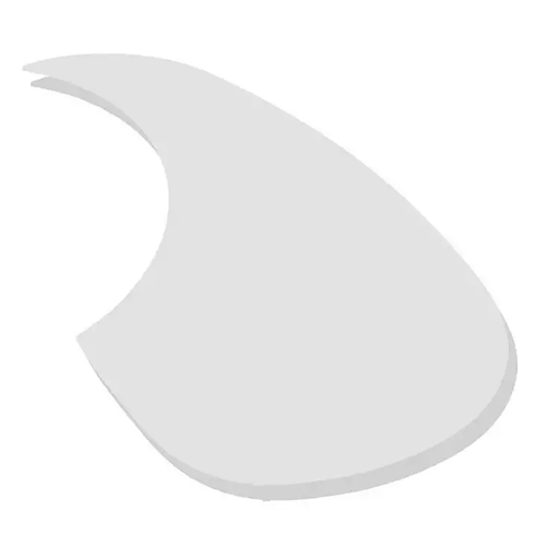D'Andrea 376BC Small Pick Guard 6.25X 3.5,Clear