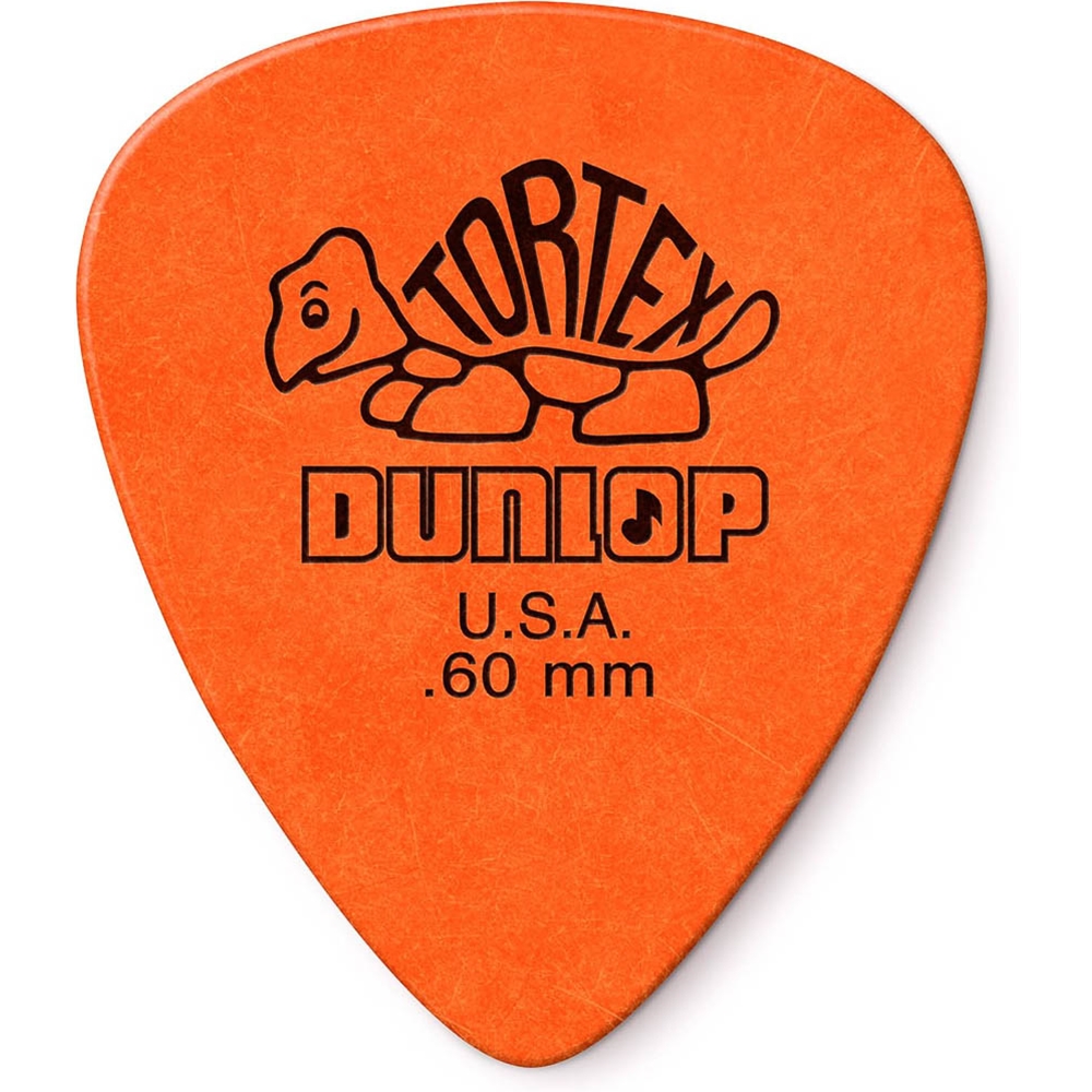 Dunlop  418R60 Tortex Pick, .60 Orange