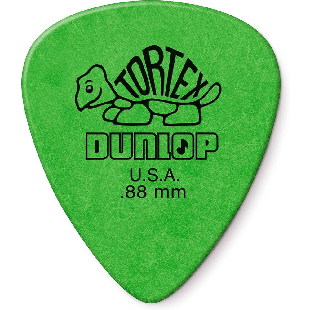 Dunlop  418R88 Tortex Pick, .88 Green