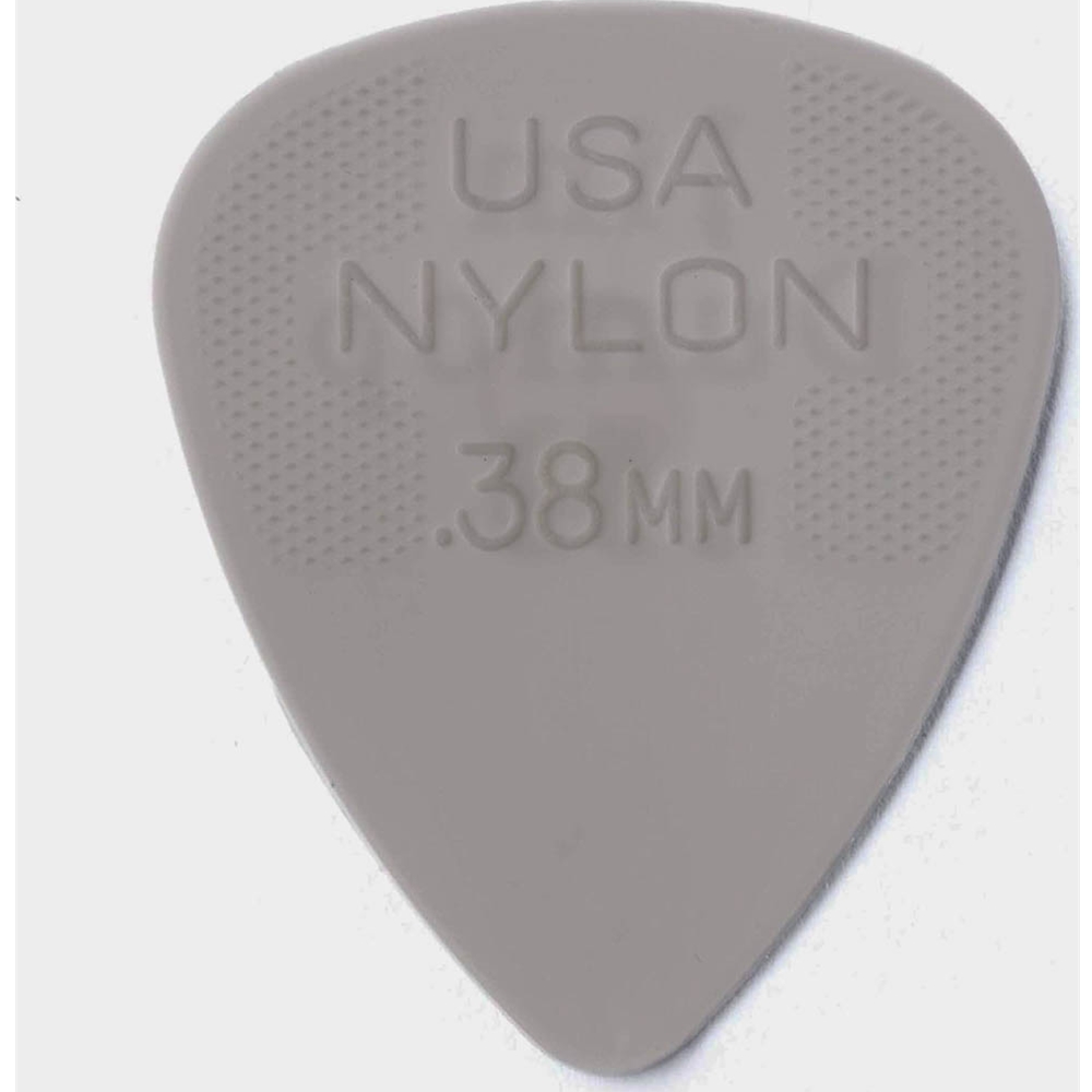 Dunlop  44P38 Nylon Guitar Pick .38 White 12 pack