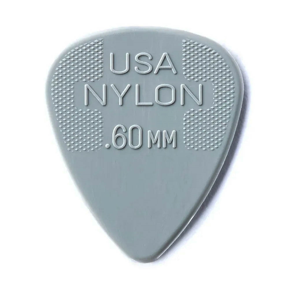 Dunlop  44P60 Nylon Guitar Pick .60 Light Gray 12 pack