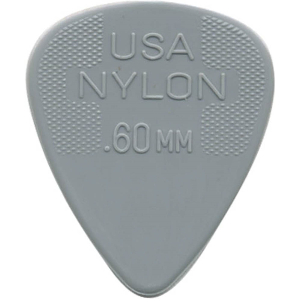 Dunlop  44R60 Nylon Guitar Pick .60 Light Gray