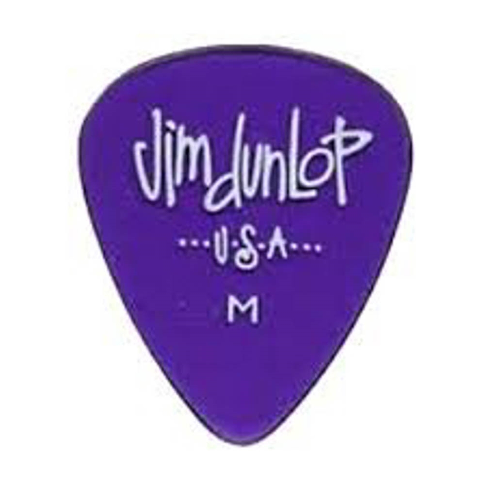 Dunlop  486PM Gel Pick Medium Purple 12 Pack