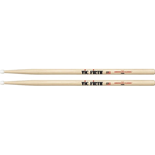 Vic-Firth 7AN Drum Sticks, 7A Nylon Tip