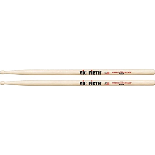 Vic-Firth AH5AW American Heritage Drum Sticks, 5A Wood Tip