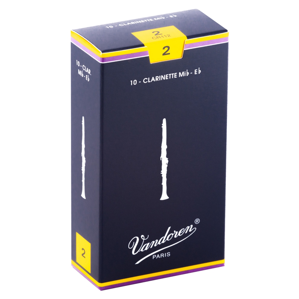 Vandoren CR102 Traditional Clarinet Reed 2 (Box/10)