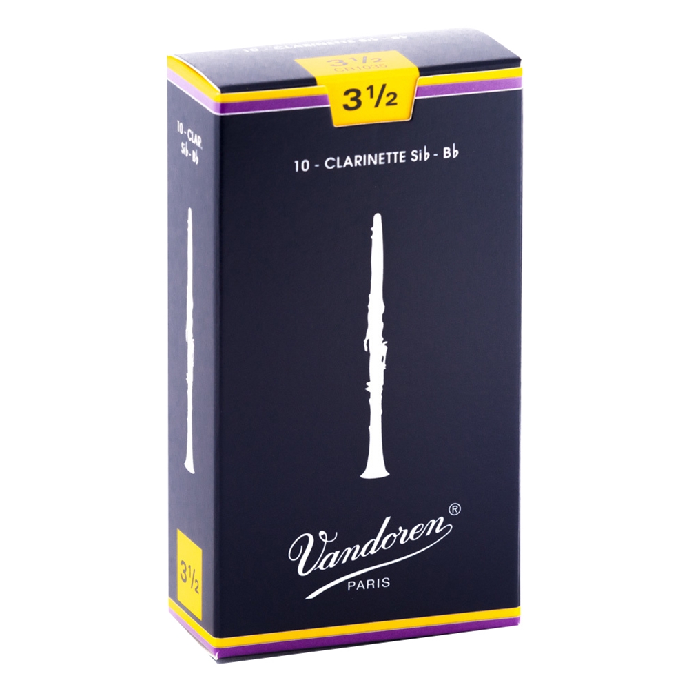 Vandoren CR1035 Traditional Clarinet Reed 3.5 (Box/10)