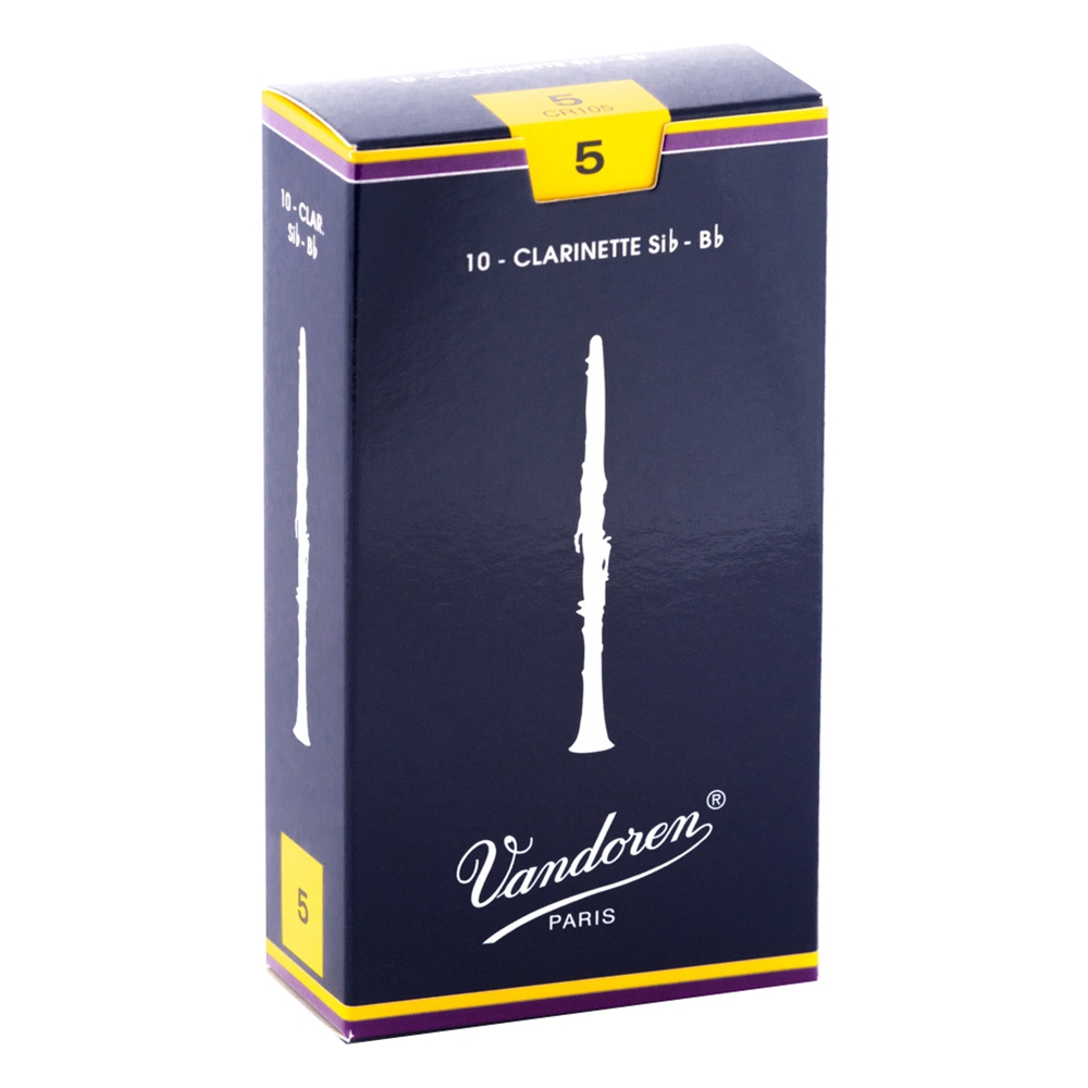 Vandoren CR105 Traditional Clarinet Reed 5 (Box/10)