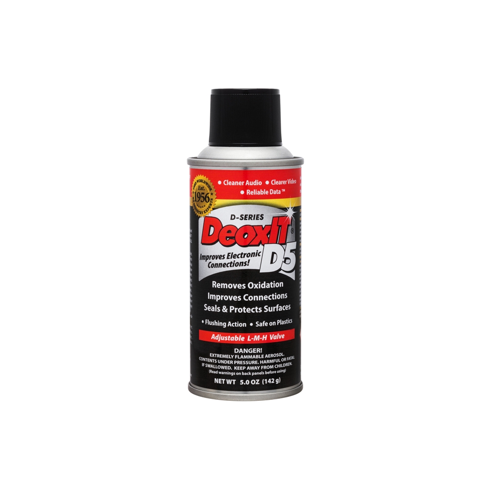 D5S-6 CAIG DeoxIT Contact Cleaner, 5% Spray, 5 oz