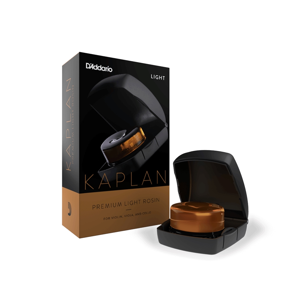 Kaplan KRDL Premium Violin/ Viola/ Cello Rosin w/Case, Light