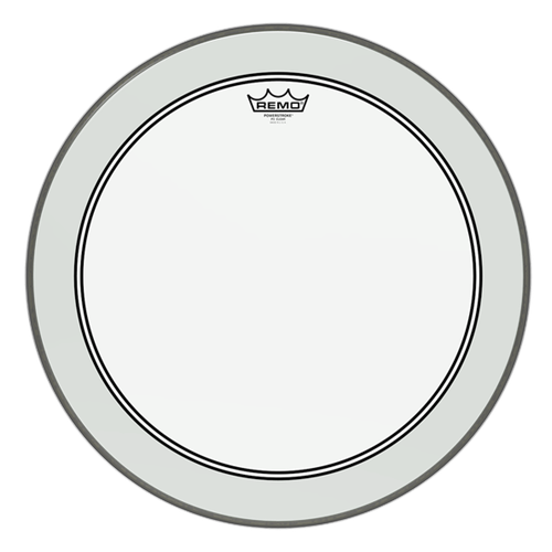 Remo P31322C2 Powerstroke 3 Bass Drum Head w/Slam, 22 inch Clear