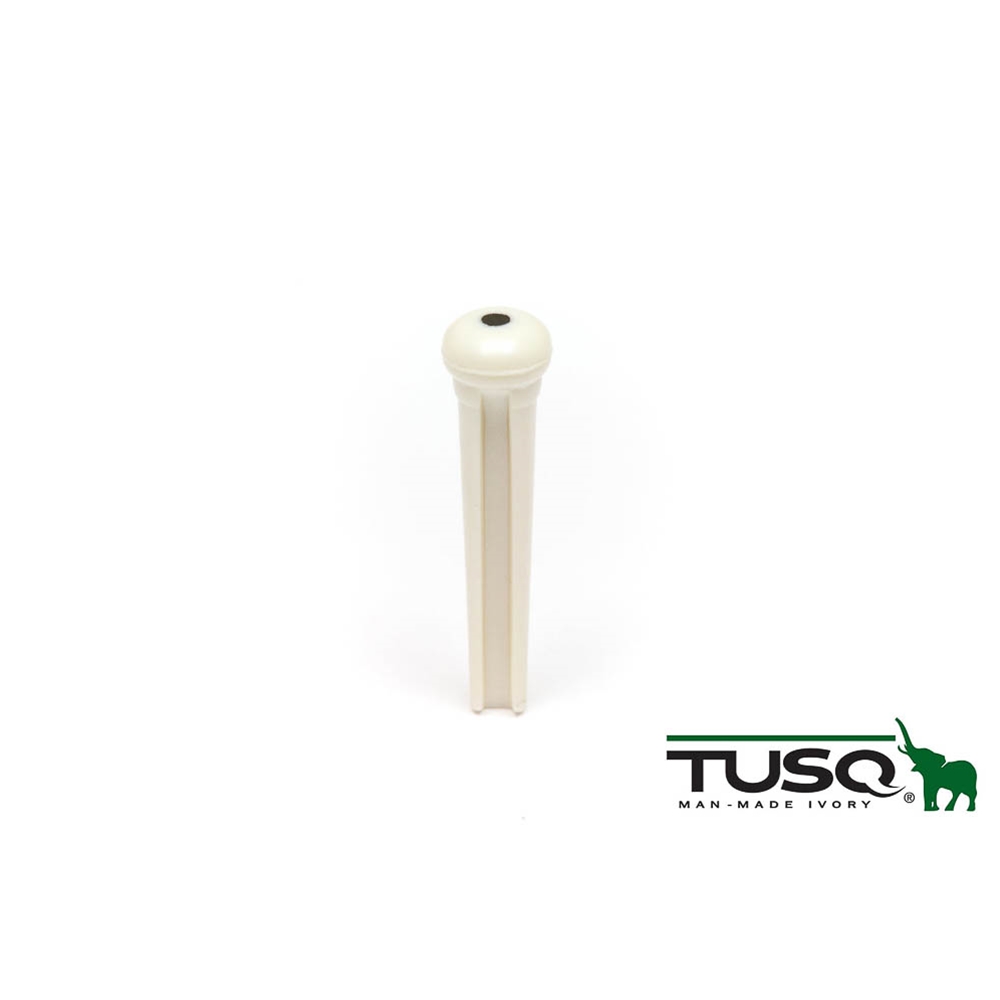 Graph Tech  PP-1122-00 TUSQ Bridge Pins Martin White w/Black Dot