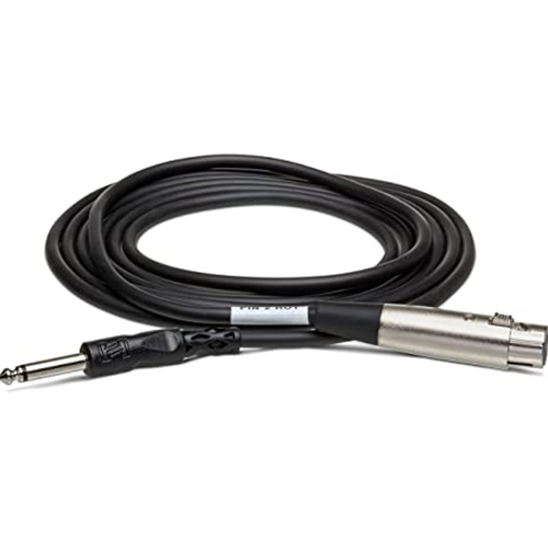 Hosa  PXF110 Unbalanced Interconnect, XLR3F to 1/4 in TS, 10 ft