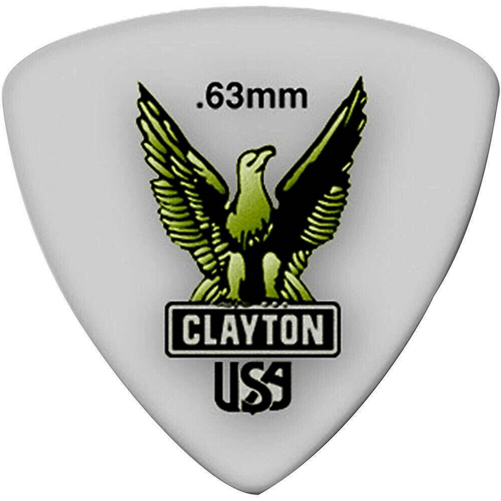Clayton RT6312 Rounded Triangle Picks .63 12 Pack