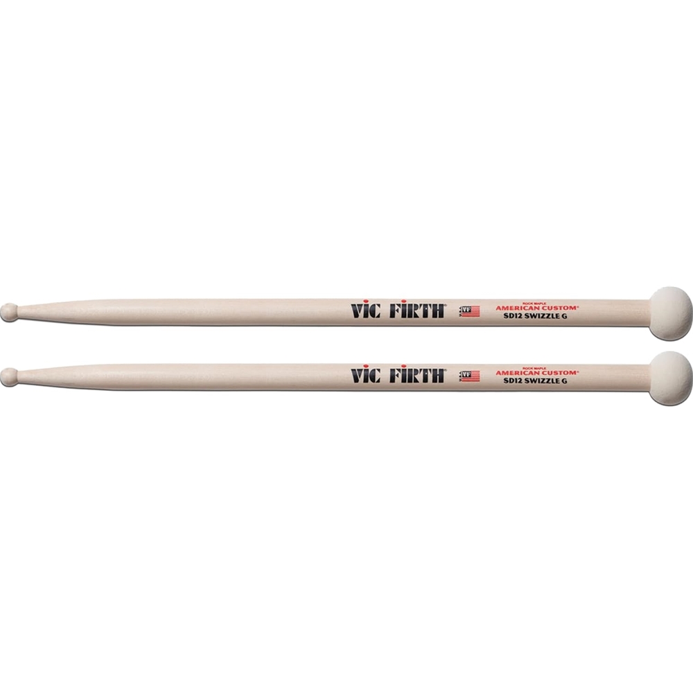 Vic-Firth SD12 Drum Sticks,  Swizzle G
