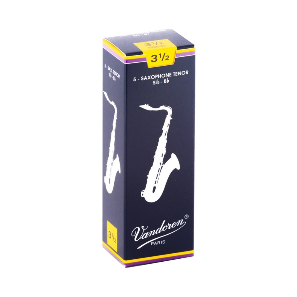 Vandoren SR2235 Traditional Tenor Saxophone Reed 3.5 (Box/5)