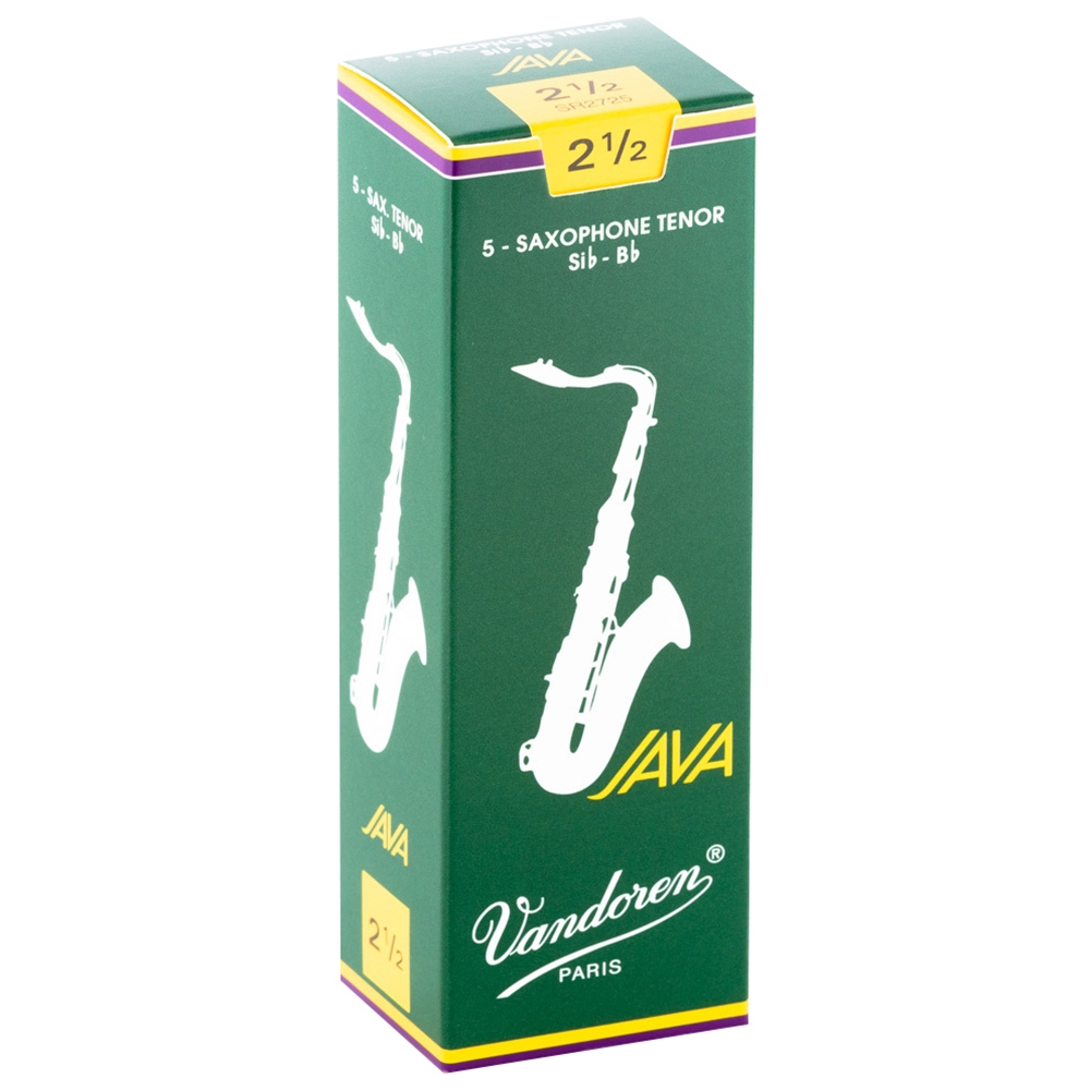 Vandoren SR2725 Java Tenor Saxophone Reed 2.5 (Box/5)