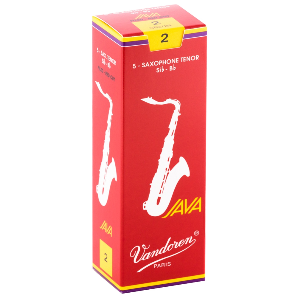 Vandoren SR272R Java Red Tenor Saxophone Reed 2 (Box/5)