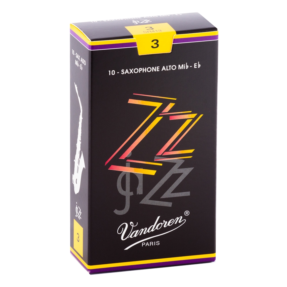 Vandoren SR413 Zz Alto Saxophone Reed 3 (Box/10)