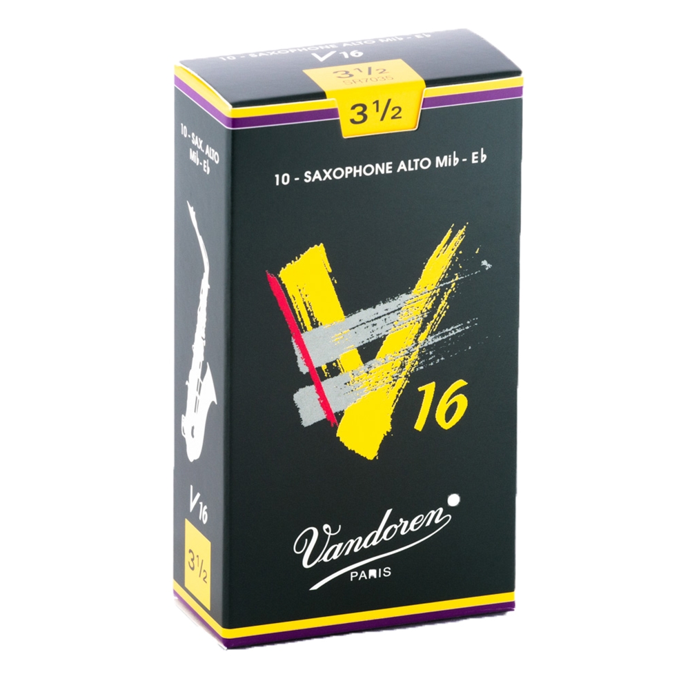 Vandoren SR7035 V16 Alto Saxophone Reed 3.5 (Box/10)