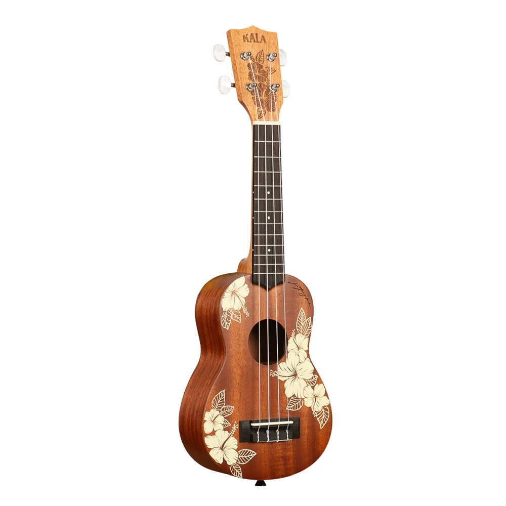 Kala KA-HIBISCUS-S_W/BAG Hibiscus Mahogany Soprano Ukulele w/Bag