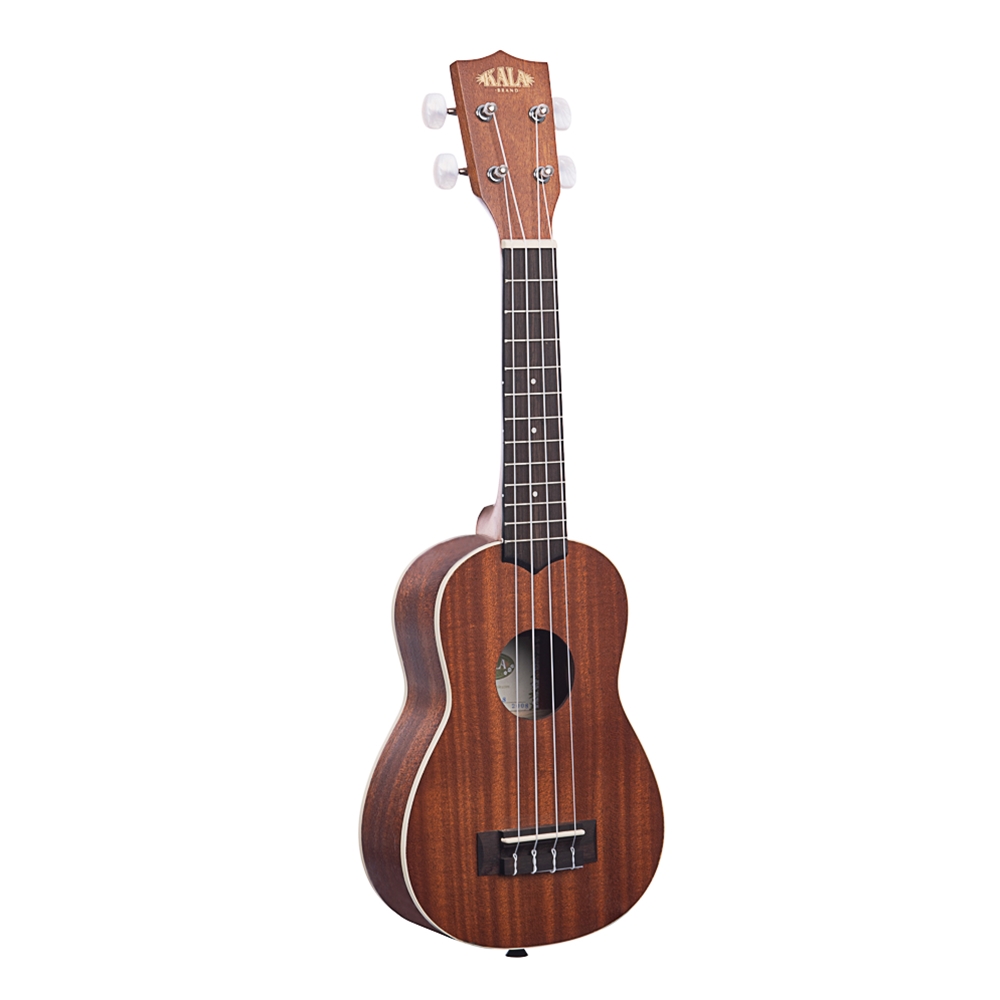 Kala KA-S Satin Mahogany Soprano Ukulele w/ White Binding