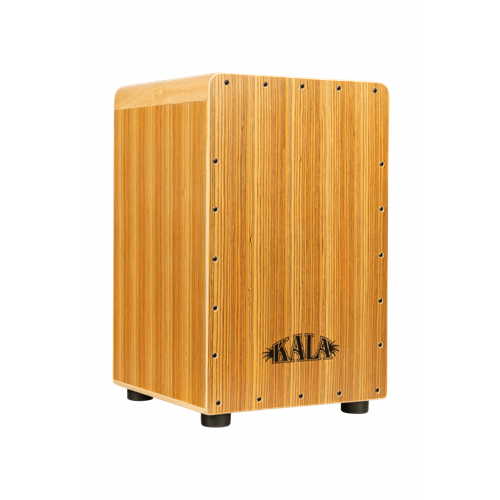 Kala KP-CAJON-ZEBRA Zebrawood Cajon - SAVE $20! - Ding n' Dent