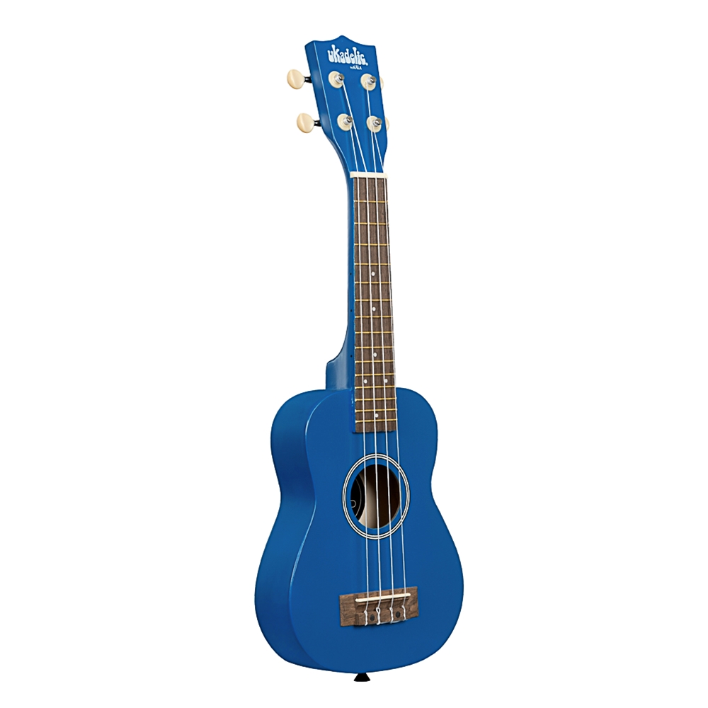 Kala UK-BLUEINK Ukadelic Blue Ink Soprano Ukulele w/ Tote Bag