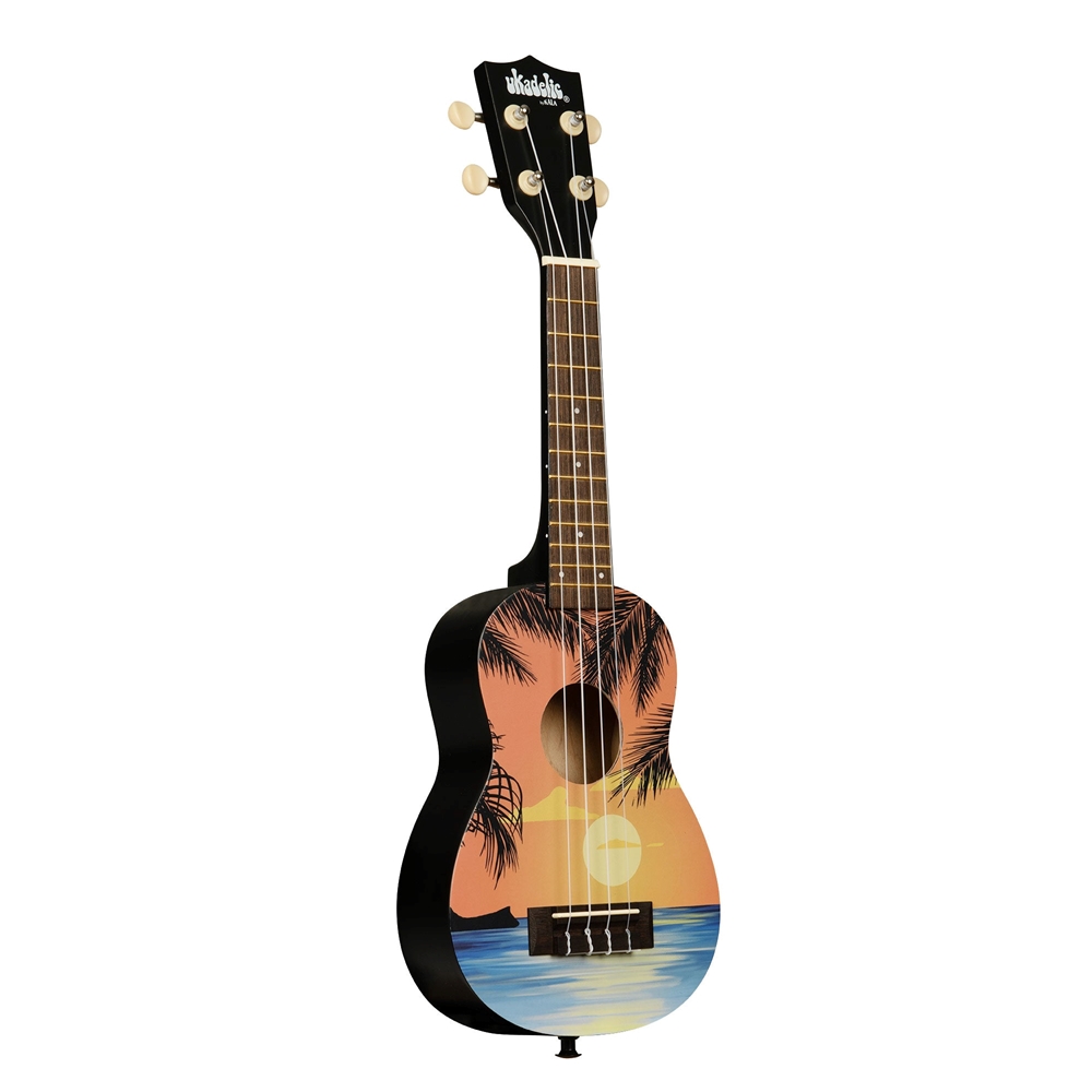 Kala UK-TROPDAY Ukadelic Tropical Day Soprano Ukulele w/ Tote Bag
