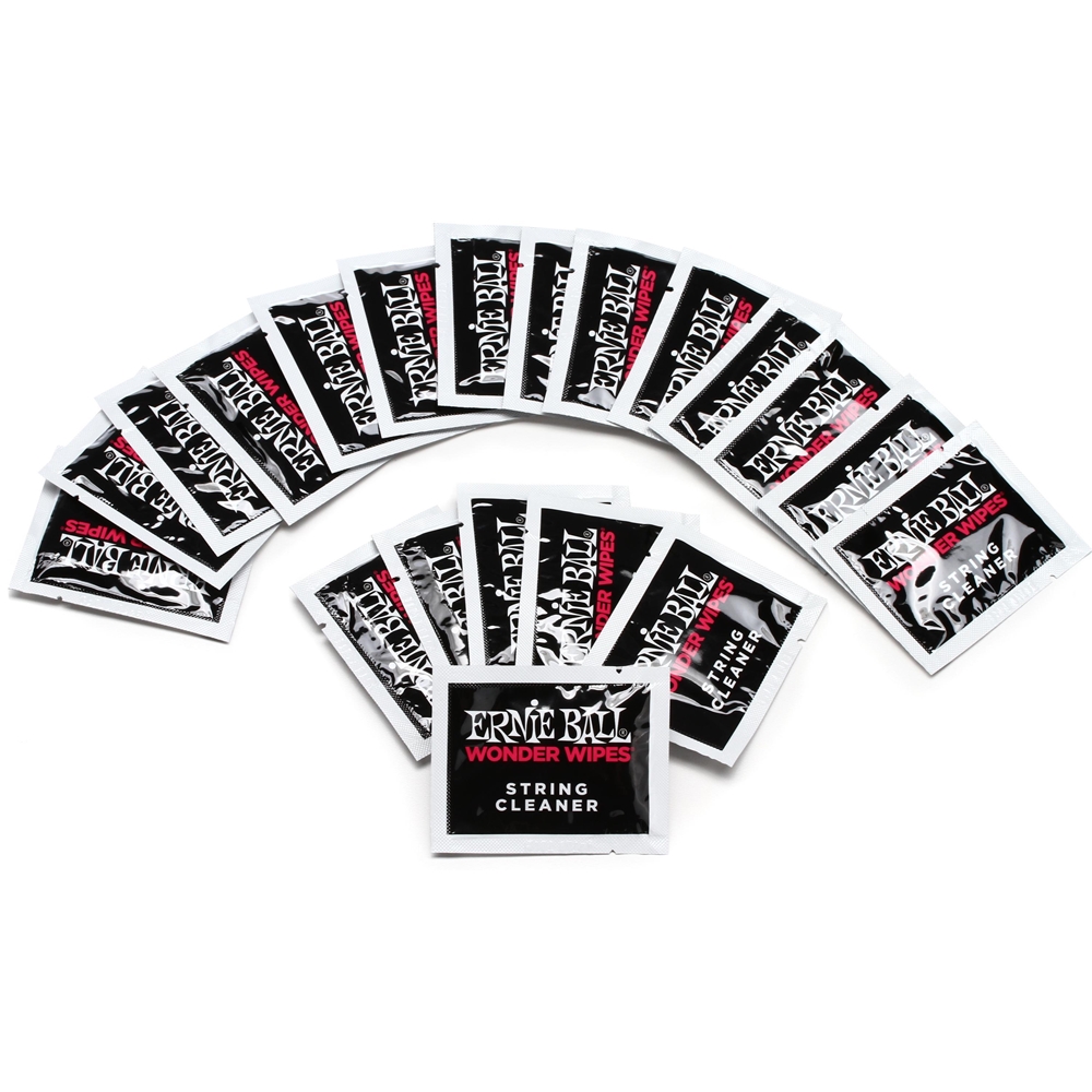 Ernie Ball P04277 Wonder Wipes - String Cleaner 6-Pack