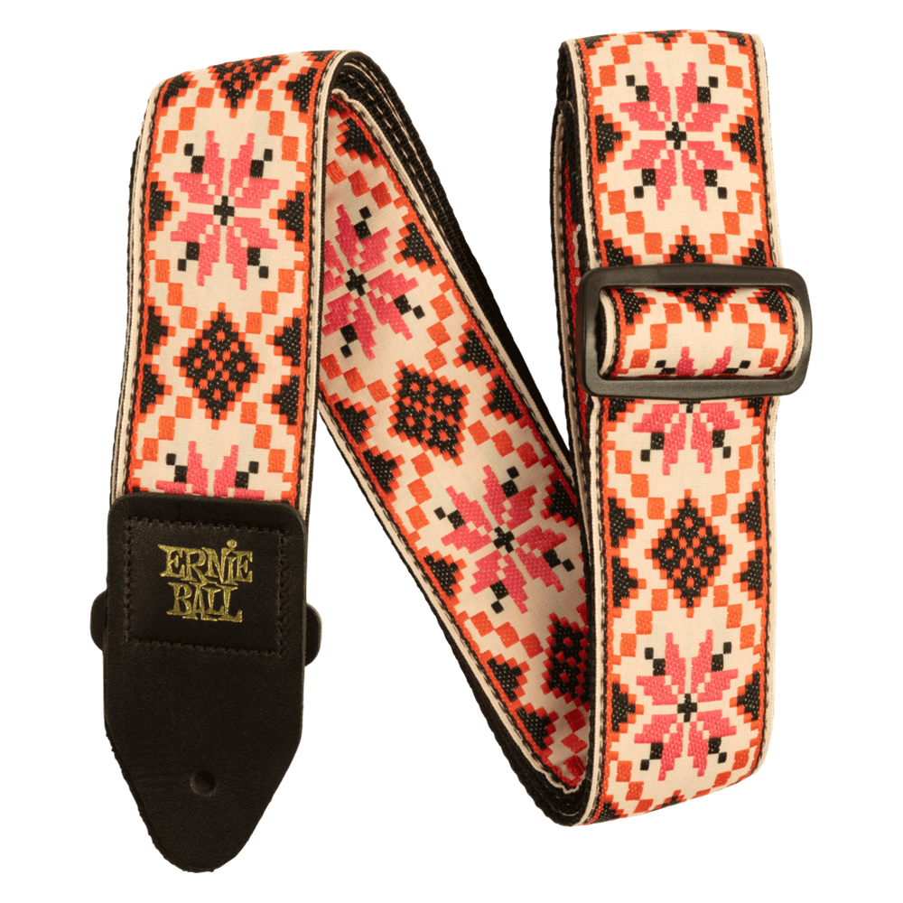 Ernie Ball P05337 Classic Jacquard Guitar / Bass Strap - Cinnamon Needlepoint