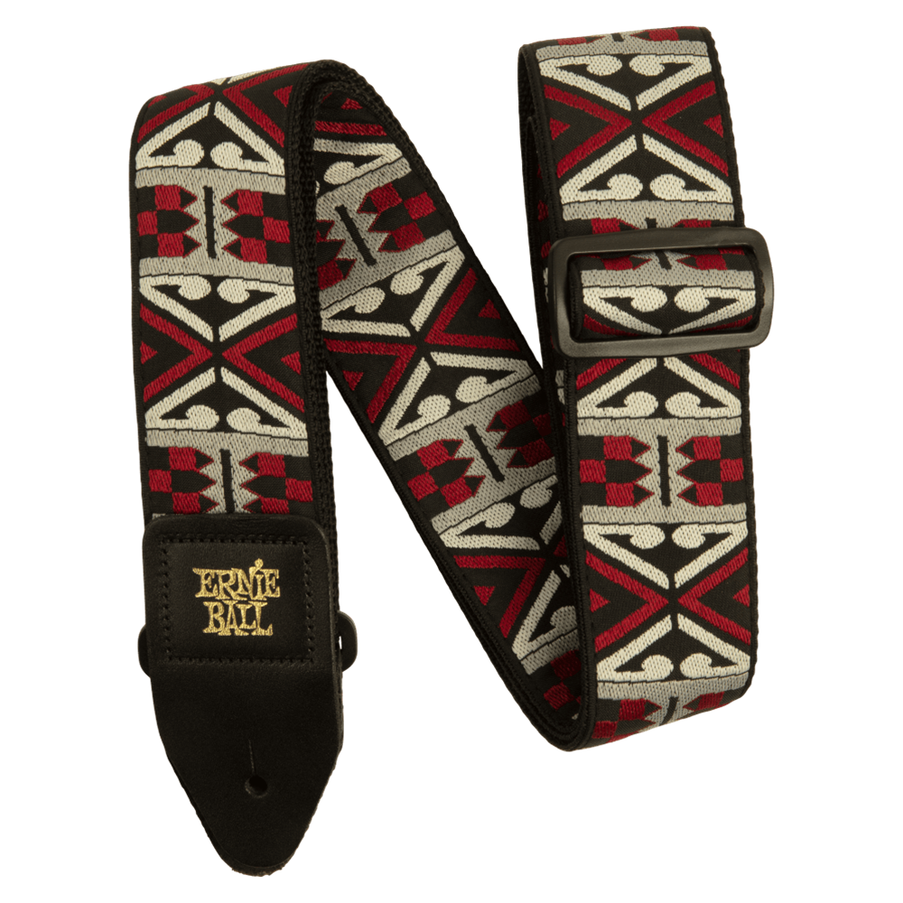 Ernie Ball P05339 Classic Jacquard Guitar / Bass Strap - Primal Red