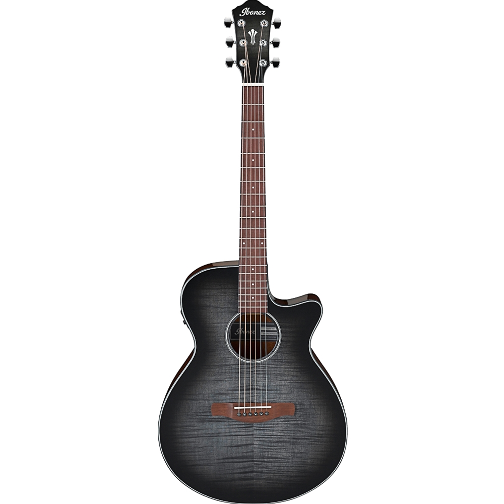 Ibanez AEG70TCH Acoustic Electric Guitar - Transparent Charcoal Burst High Gloss