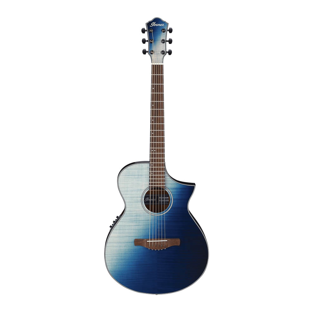 Ibanez AEWC32FMISF Acoustic Electric Guitar, Indigo Sunset Fade High Gloss