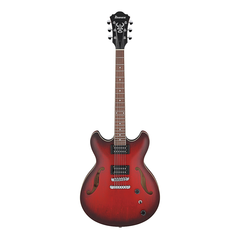 Ibanez AS53SRF Artcore Semi- Hollow Body Electric Guitar, Sunburst Red Flat