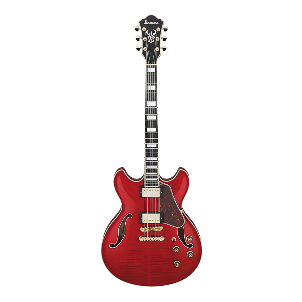 Ibanez AS93FMTCD Artcore Expressionist Semi- Hollow Body Electric Guitar, Red