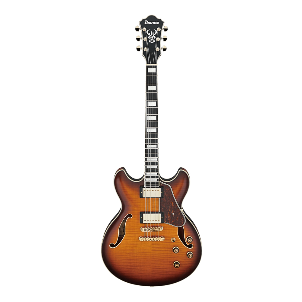 Ibanez AS93FMVLS Artcore Expressionist Semi- Hollow Body Electric Guitar, Violin Sunburst