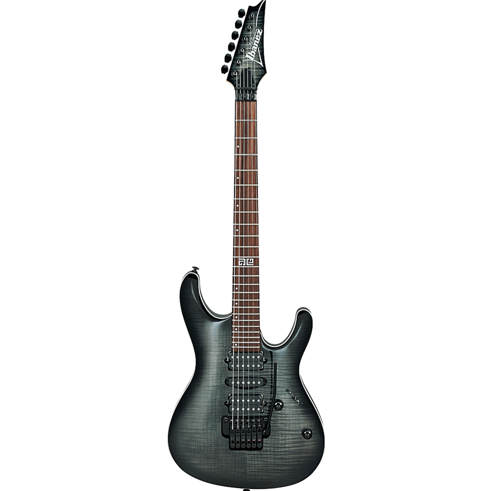 Ibanez KIKO10BPTGB Kiko Loureiro Signature Electric Guitar w/Bag - Transparent Gray Burst