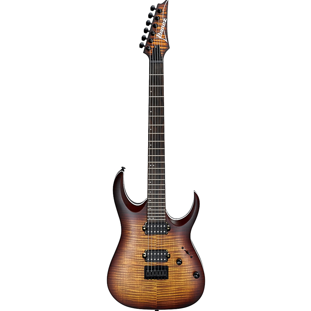 Ibanez RGA42FMDEF RGA Standard Electric Guitar, Dragon Eye Burst Flat