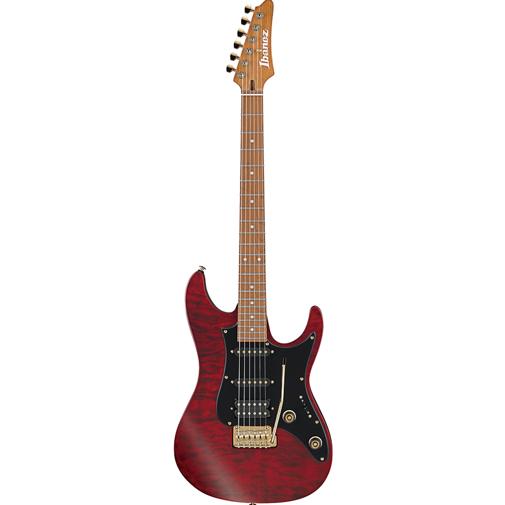Ibanez SLM10TRM Scott LePage Signature Electric Guitar w/Bag, Transparent Red Matte