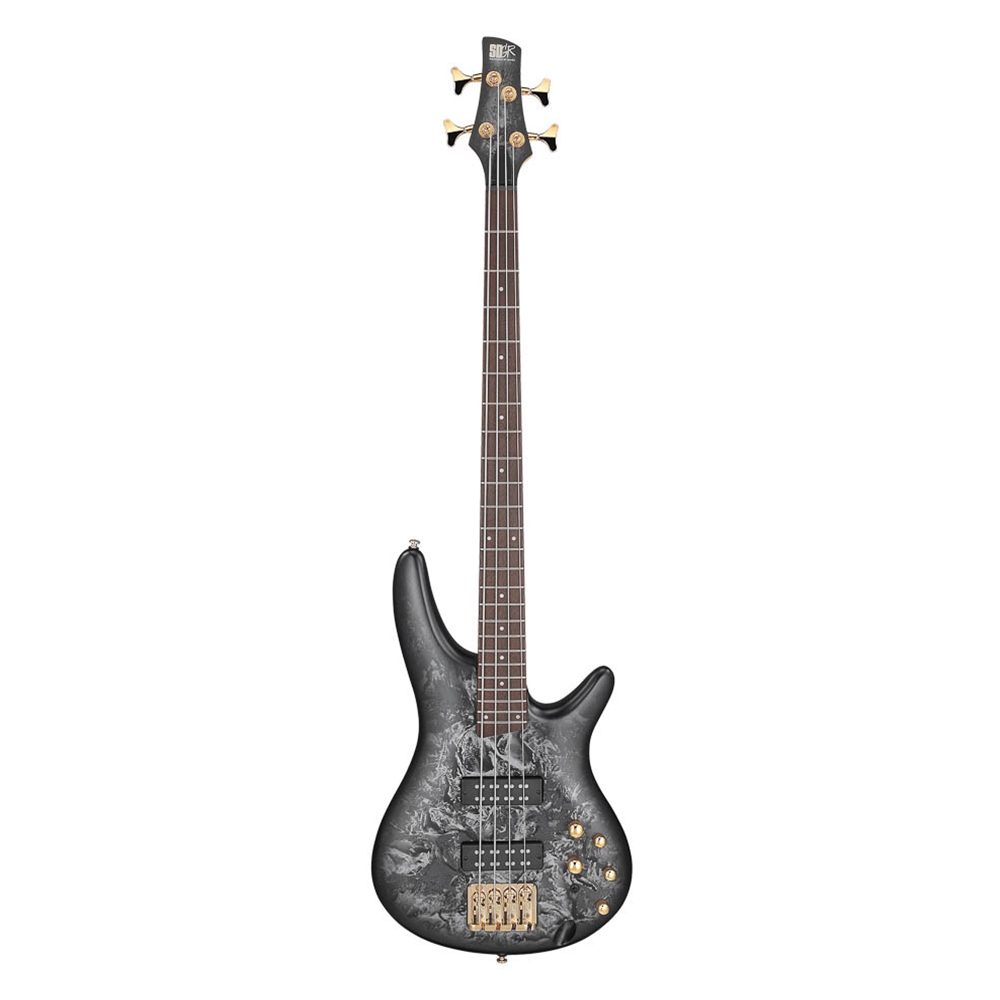 Ibanez SR300EDXBZM Standard 4 String Electric Bass - Black Ice Frozen Matte